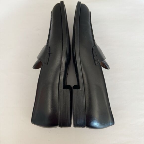 Antonio Maurizi Black Leather‎ Penny Loafers Men EU 43 US 10 